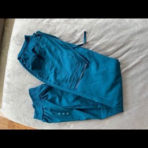 Carrie an Blue scrubs